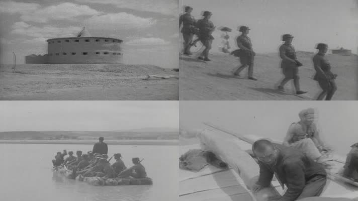 30年代中国抗战渡河影像资料27
