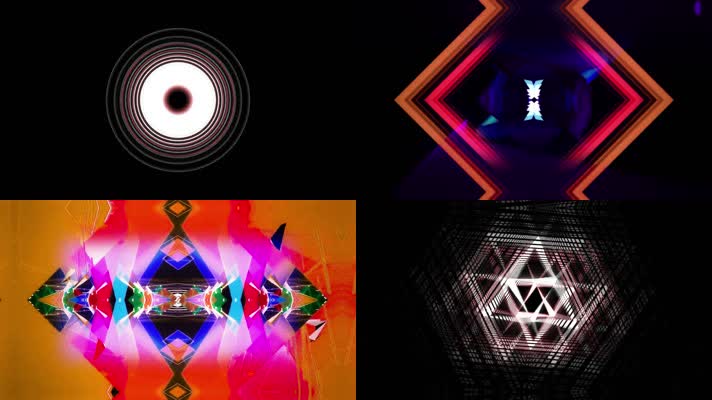 炫酷激光线条舞台背景