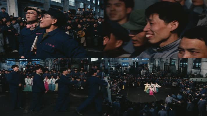 70年代上海电机厂工人劳动生产生活影像36