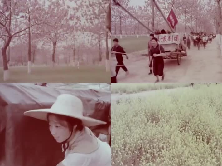 70年代中国戏曲团送戏下乡影像14