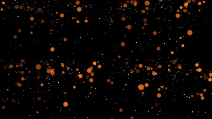 一闪一闪下落发光粒子(带透明通道)