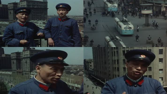 60年代上海人民生活场景警察影像20
