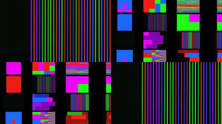 炫酷舞台酒吧几何灯光背景