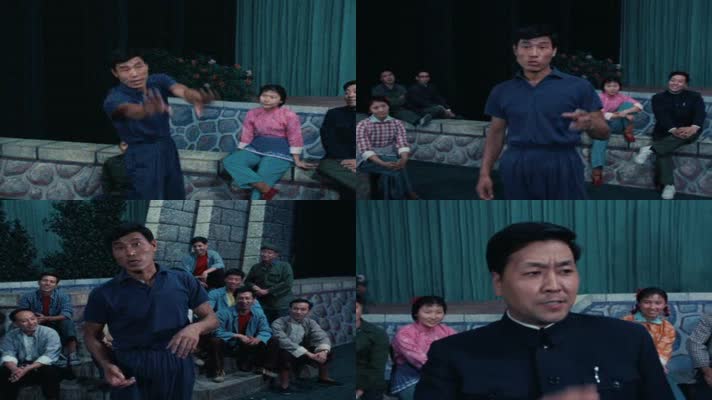 60年代北京戏剧团训练影像视频6