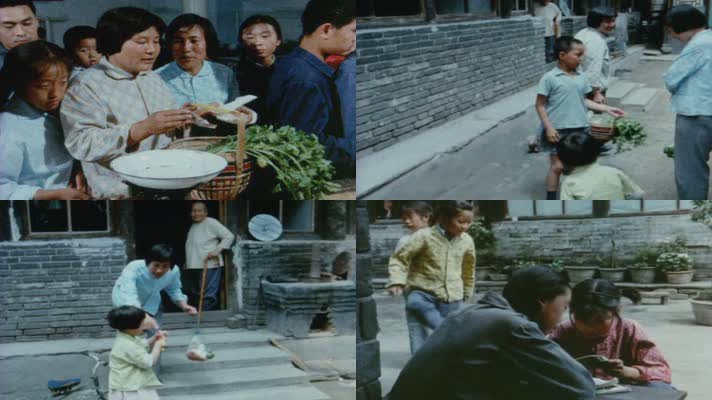 60年代北京农贸市场