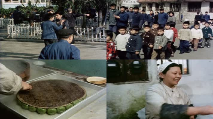 60年代上海人民生活第三药店影像视频3