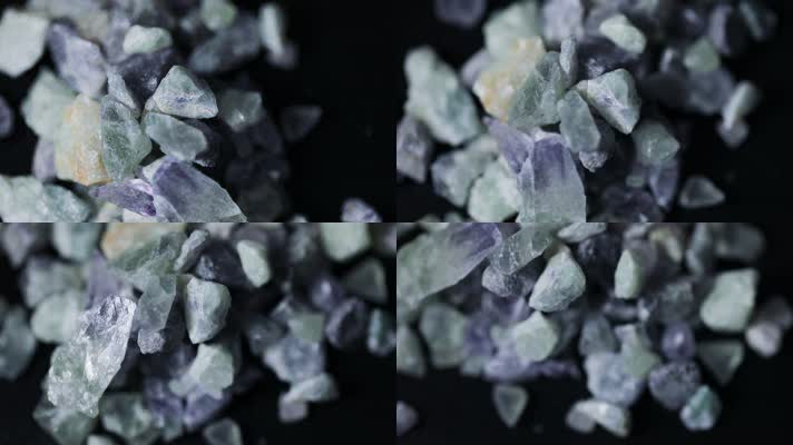紫石英萤石氟石矿物矿石药物
