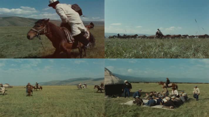 60年代哈萨克族牧民生活影像3