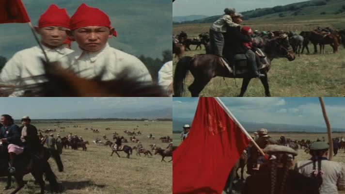60年代哈萨克族牧民生活影像26