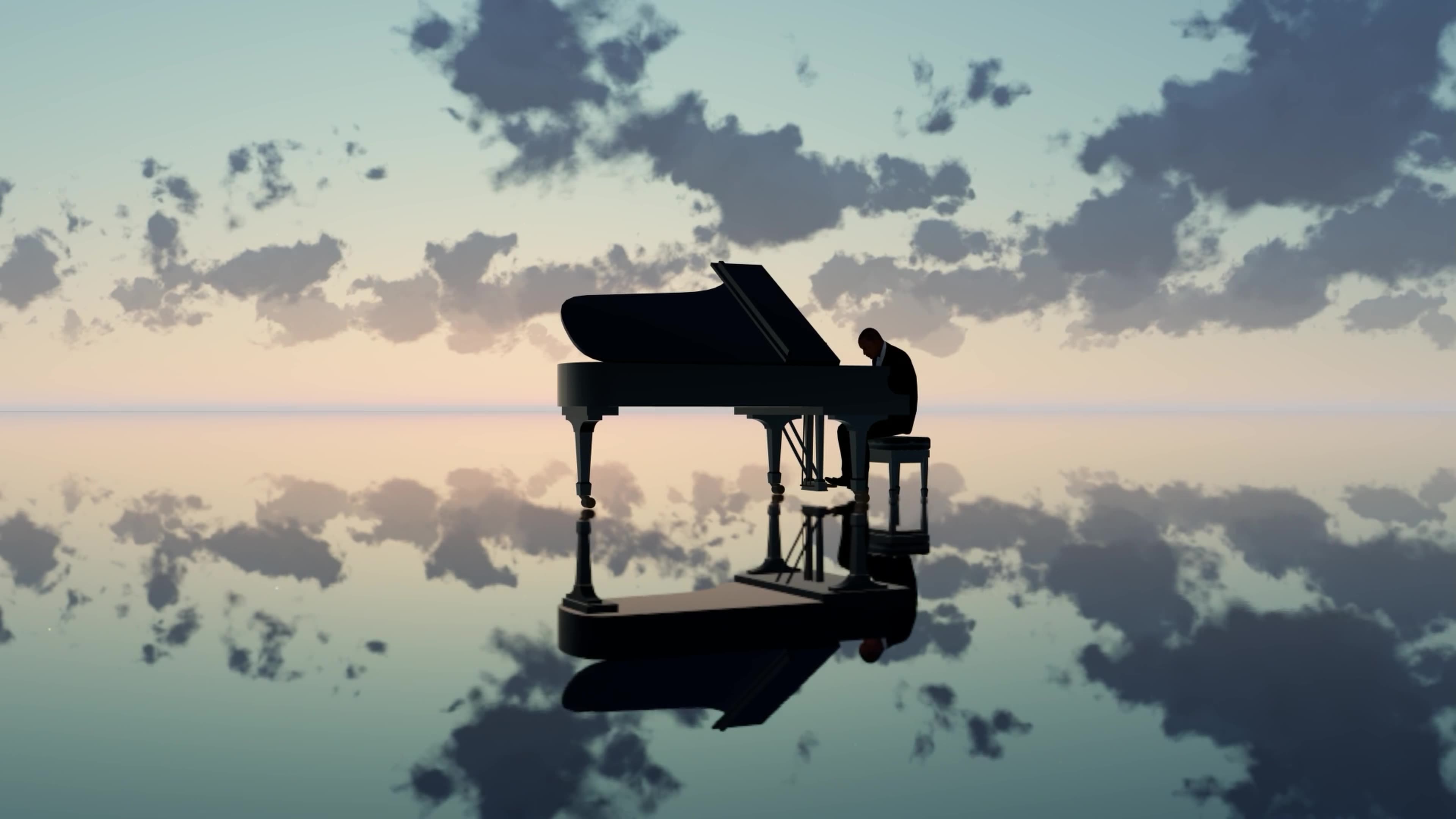 梦幻钢琴优美钢琴音符图片_其他_其他-图行天下素材网