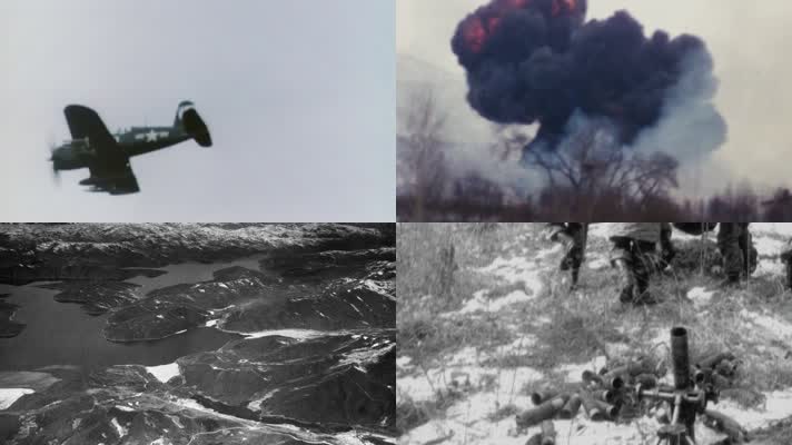 美军朝鲜战场长津湖影像视频29