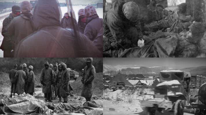 美军朝鲜战场长津湖影像视频20