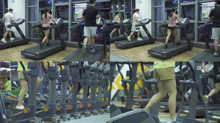 跑步机健身房有氧运动健身器