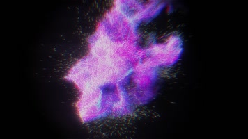 全息投影动感粒子跳舞炫酷街舞