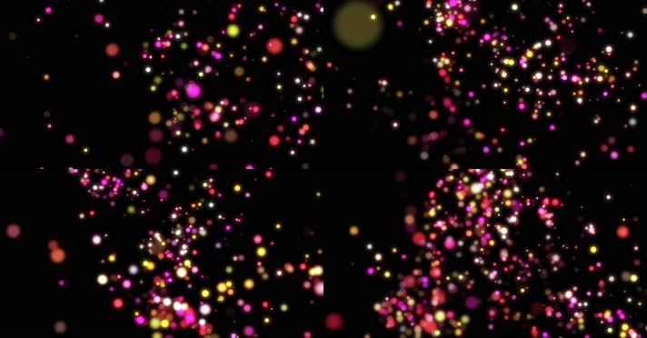 紫色浪漫粒子背景