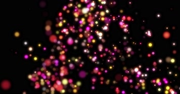 紫色浪漫粒子背景