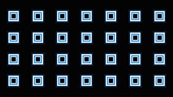 4K蓝色图形动感视频-循环
