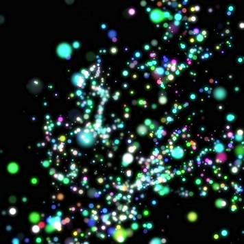 唯美粒子环绕背景