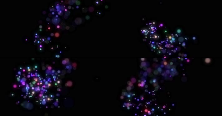 粒子跳跃节奏闪烁