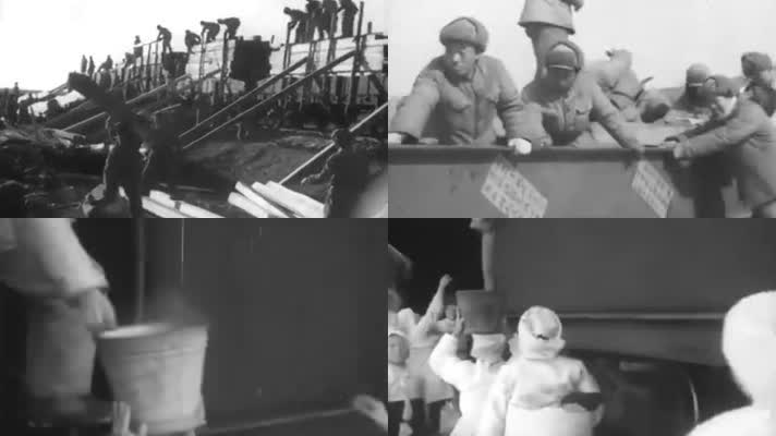 50年代中国抗美援朝运输战线影像10