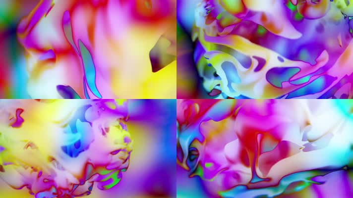 抽象光斑色彩起伏