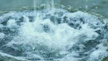 泉水水花泡沫山泉水合集