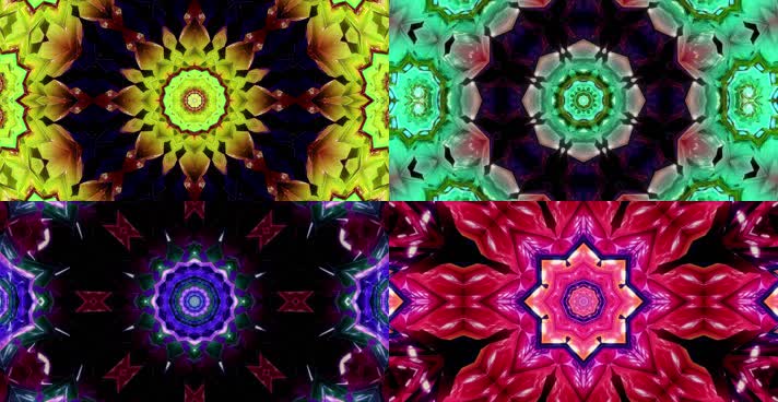 舞台万花筒节奏vj