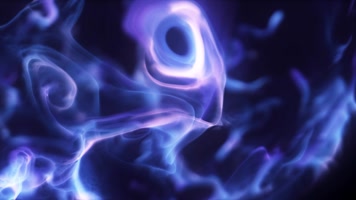 蓝色烟雾抽象色彩流动