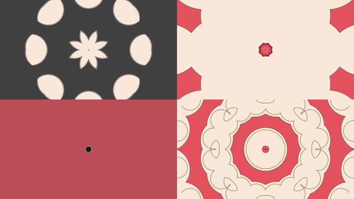 卡通炫酷万花筒