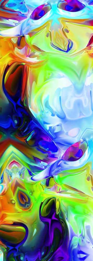 竖屏色彩梦幻艺术流动