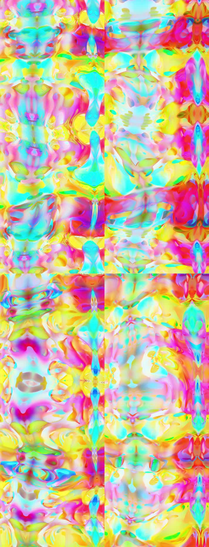 竖屏色彩梦幻艺术流动