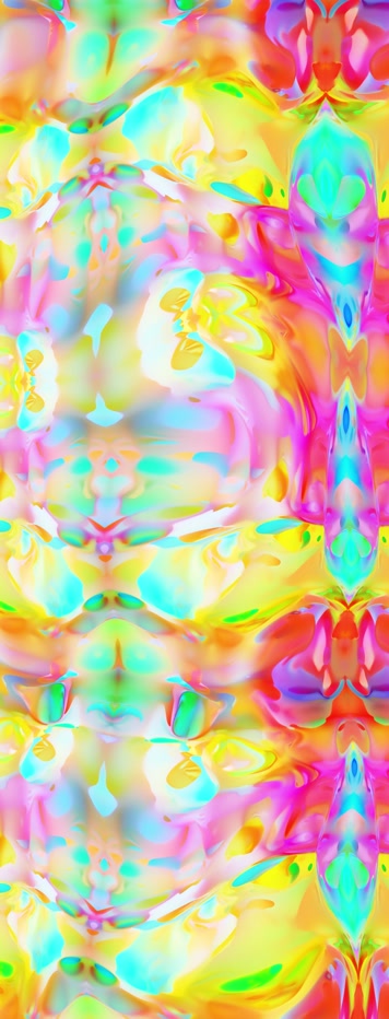 竖屏色彩梦幻艺术流动