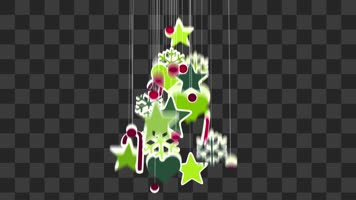 卡通圣诞元素-alpha通道