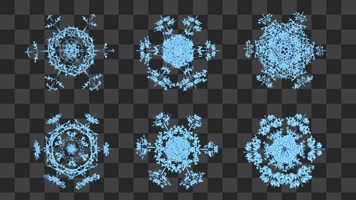 六组雪花-alpha通道