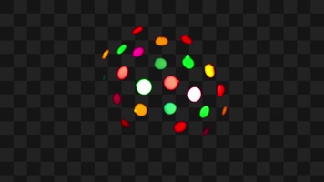 五彩disco球-alpha通道