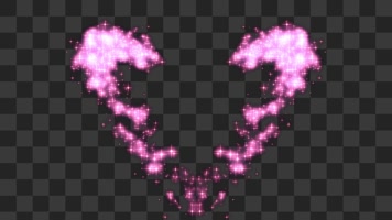 粉色心形粒子02-alpha通道 粉色心形粒子02-alpha通道