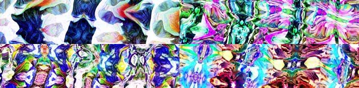 五彩梦幻色彩流动