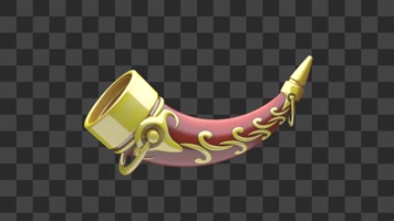 精致的号角-alpha通道