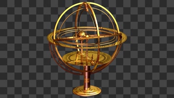 金色天体模型-alpha通道