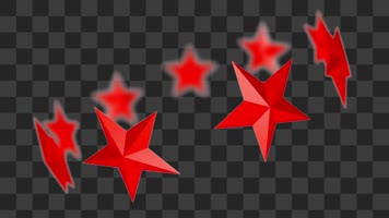 红色五星旋转-alpha通道