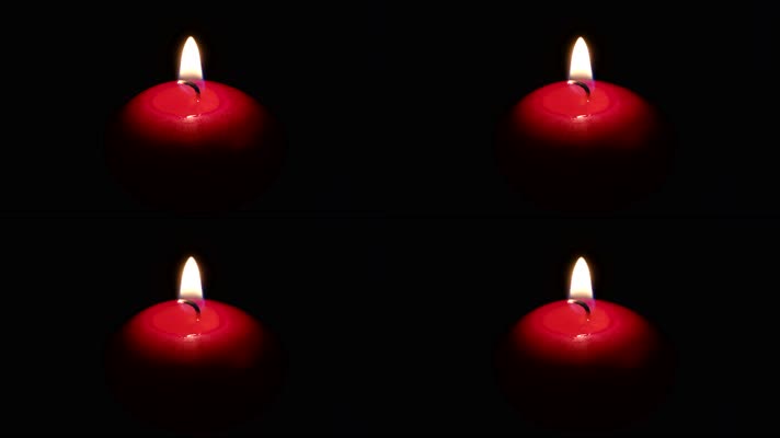 [4k]燃烧蜡烛火焰