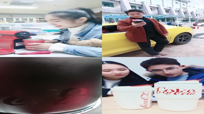 可乐保温杯品宣