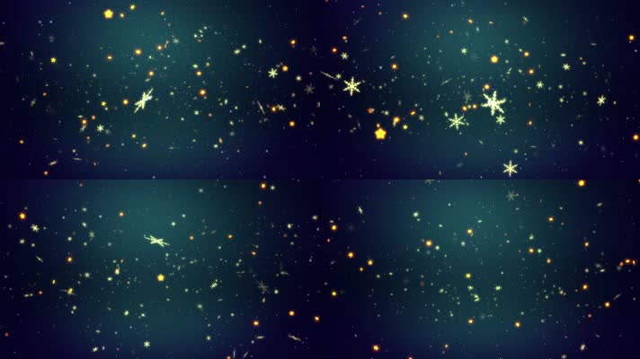 唯美雪花粒子高清视频背景