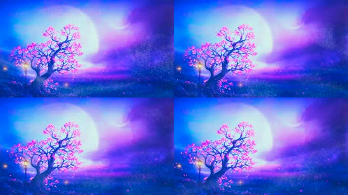 【4K】桃树动画