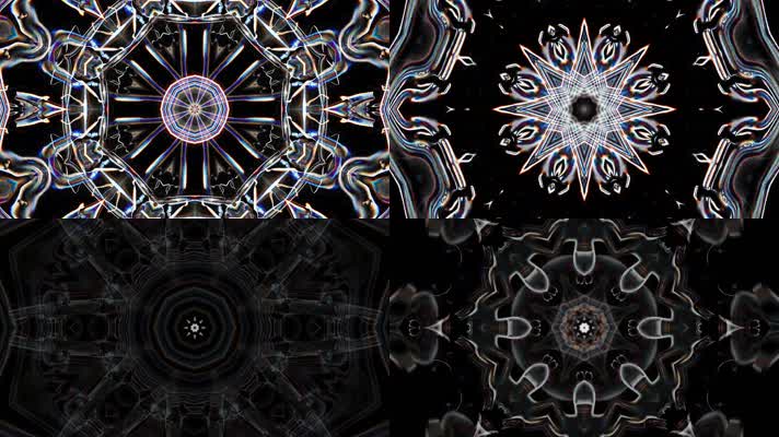 几何线条闪烁背景