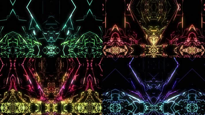 几何激光线条背景