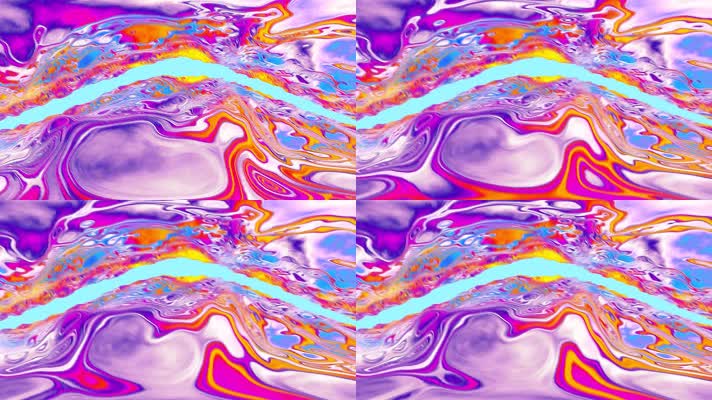 抽象炫彩色彩波纹波动