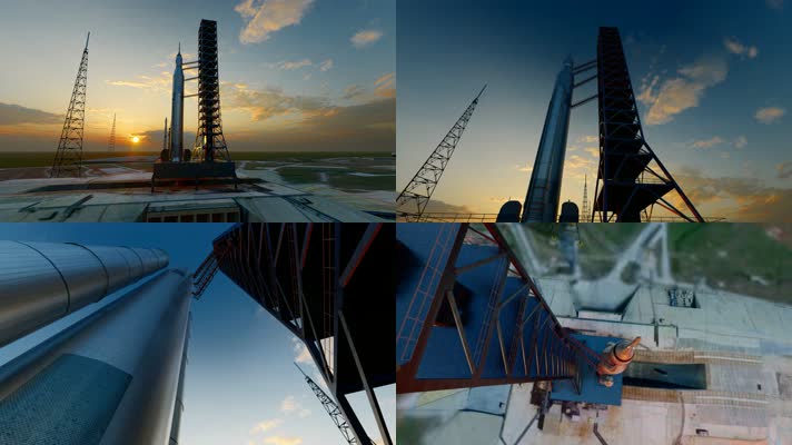 4K 航天卫星火箭发射基地