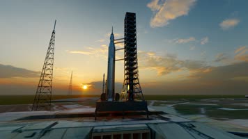 4K 航天卫星火箭发射基地