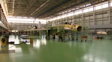 俄罗斯米格新型战机生产装配